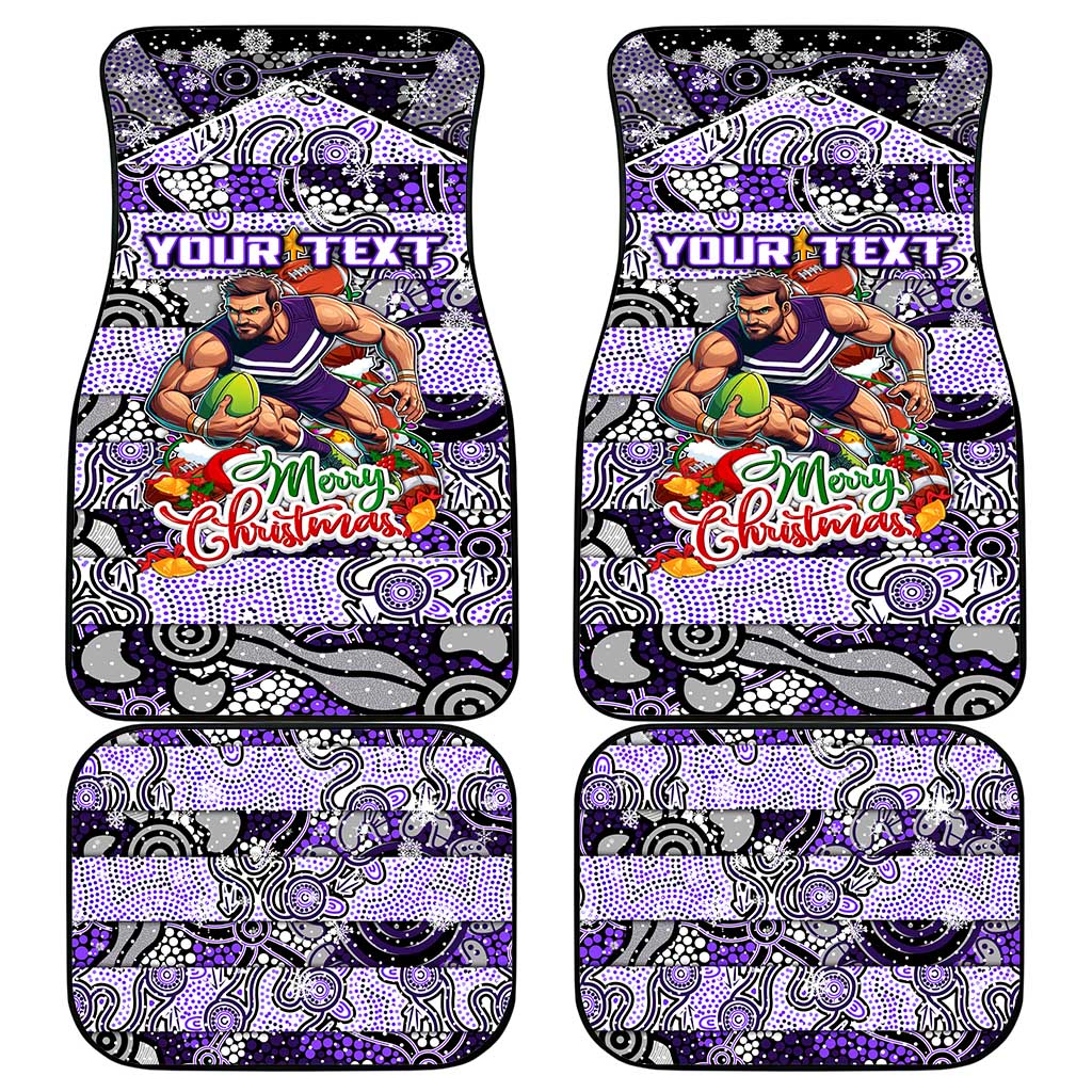 Freo Football Merry Christmas Car Mats Indigenous Australian Art