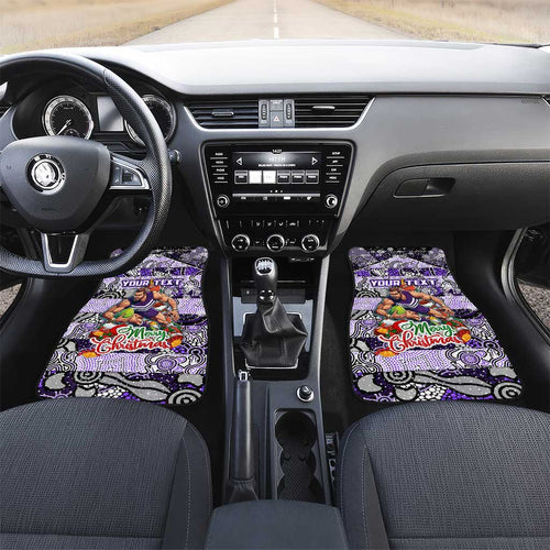 Freo Football Merry Christmas Car Mats Indigenous Australian Art