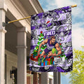 Freo Football Merry Christmas Garden Flag Indigenous Australian Art