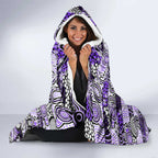 Freo Football Merry Christmas Hooded Blanket Indigenous Australian Art
