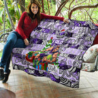 Freo Football Merry Christmas Quilt Indigenous Australian Art