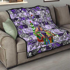 Freo Football Merry Christmas Quilt Indigenous Australian Art