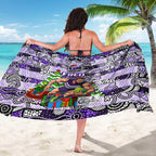Freo Football Merry Christmas Sarong Indigenous Australian Art