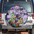 Freo Football Merry Christmas Spare Tire Cover Indigenous Australian Art