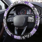 Freo Football Merry Christmas Steering Wheel Cover Indigenous Australian Art