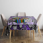 Freo Football Merry Christmas Tablecloth Indigenous Australian Art