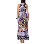 Custom Freo Rugby Merry Christmas Tank Maxi Dress Indigenous Australian Art