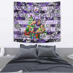 Freo Football Merry Christmas Tapestry Indigenous Australian Art