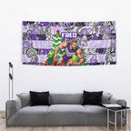 Freo Football Merry Christmas Tapestry Indigenous Australian Art