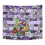 Freo Football Merry Christmas Tapestry Indigenous Australian Art