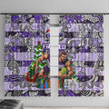 Freo Football Merry Christmas Window Curtain Indigenous Australian Art