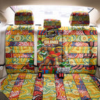 Suns Football Merry Christmas Back Car Seat Cover Indigenous Australian Art