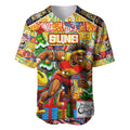 Custom Suns Rugby Merry Christmas Baseball Jersey Indigenous Australian Art