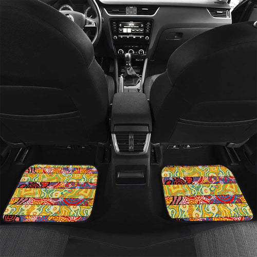 Suns Football Merry Christmas Car Mats Indigenous Australian Art