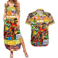Custom Suns Rugby Merry Christmas Couples Matching Summer Maxi Dress and Hawaiian Shirt Indigenous Australian Art