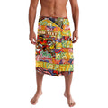 Custom Suns Rugby Merry Christmas Lavalava Indigenous Australian Art