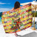 Suns Football Merry Christmas Sarong Indigenous Australian Art