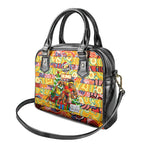 Suns Football Merry Christmas Shoulder Handbag Indigenous Australian Art