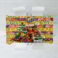 Suns Football Merry Christmas Tablecloth Indigenous Australian Art