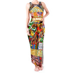 Custom Suns Rugby Merry Christmas Tank Maxi Dress Indigenous Australian Art