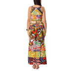 Custom Suns Rugby Merry Christmas Tank Maxi Dress Indigenous Australian Art