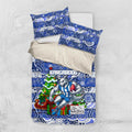 Kangaroos Football Merry Christmas Bedding Set Indigenous Australian Art