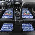 Kangaroos Football Merry Christmas Car Mats Indigenous Australian Art