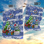 Kangaroos Football Merry Christmas Garden Flag Indigenous Australian Art