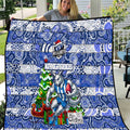 Kangaroos Football Merry Christmas Quilt Indigenous Australian Art