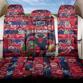 Demons Football Merry Christmas Back Car Seat Cover Indigenous Australian Art