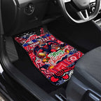 Demons Football Merry Christmas Car Mats Indigenous Australian Art