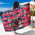Demons Football Merry Christmas Sarong Indigenous Australian Art