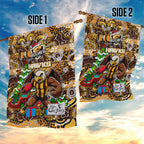 Hawks Football Merry Christmas Garden Flag Indigenous Australian Art