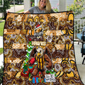 Hawks Football Merry Christmas Quilt Indigenous Australian Art