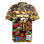Custom Hawks Rugby Merry Christmas Rugby Jersey Indigenous Australian Art
