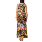 Custom Hawks Rugby Merry Christmas Tank Maxi Dress Indigenous Australian Art