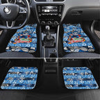 Cats Football Merry Christmas Car Mats Indigenous Australian Art