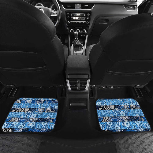 Cats Football Merry Christmas Car Mats Indigenous Australian Art