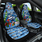 Cats Football Merry Christmas Car Seat Cover Indigenous Australian Art