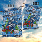 Cats Football Merry Christmas Garden Flag Indigenous Australian Art