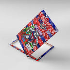 Bulldogs Football Merry Christmas Canvas Wall Art Indigenous Australian Art