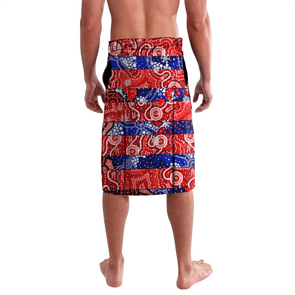 Custom Bulldogs Football Merry Christmas Lavalava Indigenous Australian Art