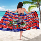 Bulldogs Football Merry Christmas Sarong Indigenous Australian Art