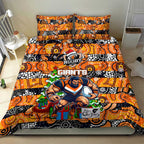 Giants Football Merry Christmas Bedding Set Indigenous Australian Art