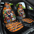 Giants Football Merry Christmas Car Seat Cover Indigenous Australian Art