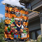 Giants Football Merry Christmas Garden Flag Indigenous Australian Art