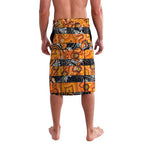 Custom Giants Rugby Merry Christmas Lavalava Indigenous Australian Art