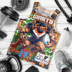Custom Giants Rugby Merry Christmas Men Tank Top Indigenous Australian Art