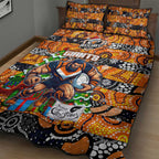 Giants Football Merry Christmas Quilt Bed Set Indigenous Australian Art