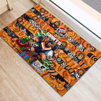 Giants Football Merry Christmas Rubber Doormat Indigenous Australian Art